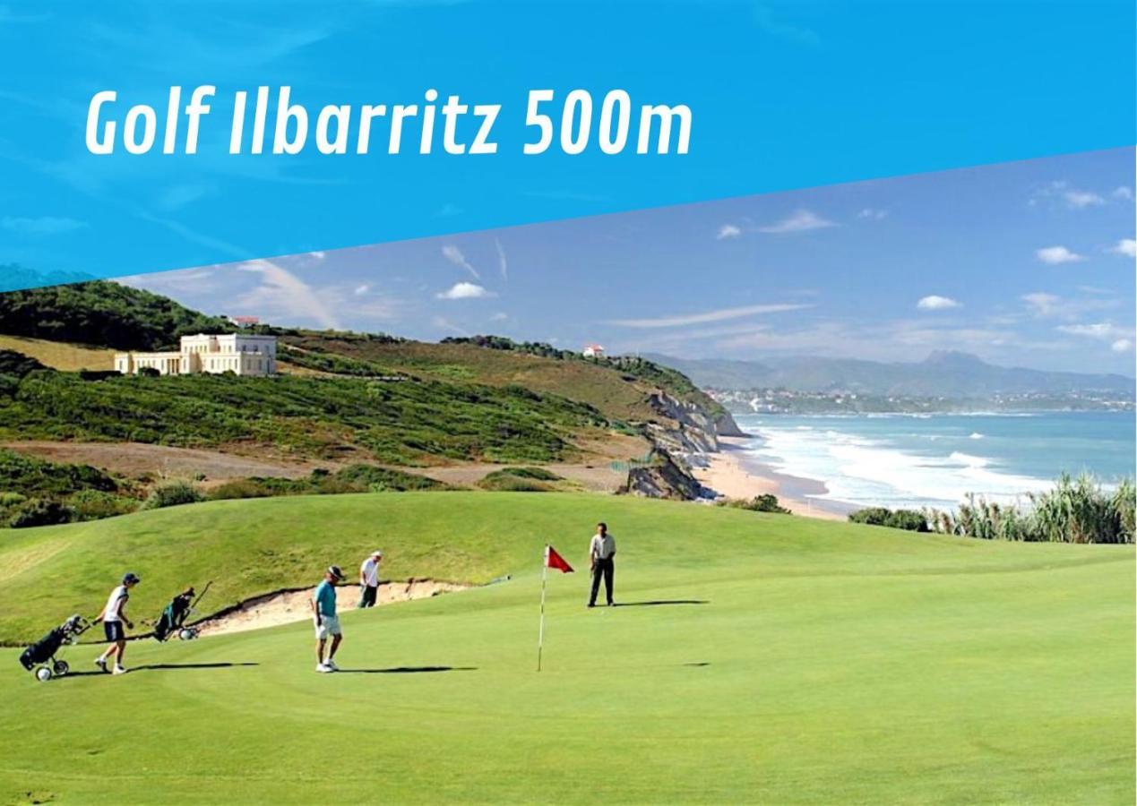 Bidarteko Paradisua Proche Plage, Golf, Parking Exterior foto